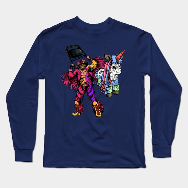 Savage Piñata Long Sleeve T-Shirt by Zascanauta